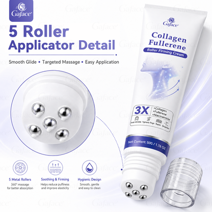 🎁 Only 10 left! ✨ 𝐆𝐚𝐟𝐚𝐜𝐞® Collagen & Fullerene Roller Firming Cream 💚 Enjoy 30% OFF today! Many customers choose 4–6 jars for a complete firming skincare routine. Don't miss out before stock runs out! 🎁